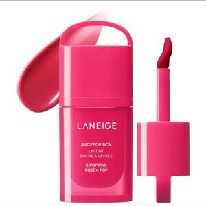 LANEIGE JuicePop Box Lip Oil Stain 12HR Hydrating Tint- K-Pop Pink